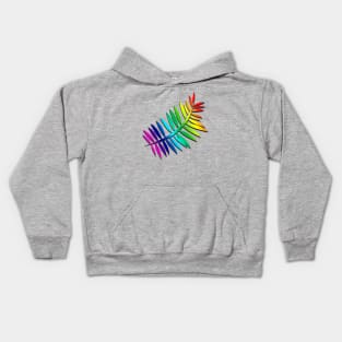 Multi-color leaf Kids Hoodie